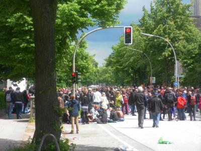 Blockade Blumenau/Wagnerstraße