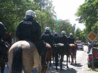 Die Hamburger Reiterstaffel