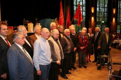 Gruppenbild der Jubilare: 60 Jahre Mitgliedschaft
