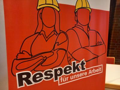 Respekt für unsere Arbeit Respekt für unsere Arbeit