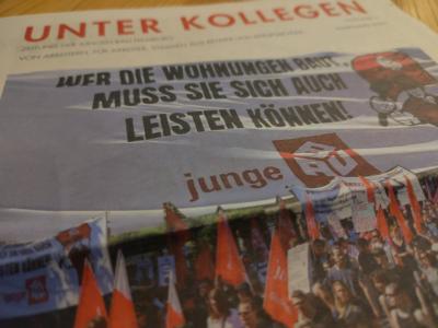 Titelseite "Unter Kollegen". Titelseite "Unter Kollegen".