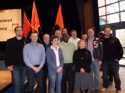 Der Vorstand der IG BAU Hamburg nach seiner Wahl Der Vorstand der IG BAU Hamburg nach seiner Wahl