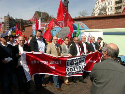 Demospitze am 1. Mai 2012