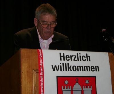 Hans-Georg Schorlemmer hat die Reise organisiert (Foto: IG BAU)