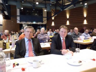 DGB-Nord-Chef Uwe Polkaehn und der schleswig-holsteinische Landtagsabgeordnete Olaf Schulze (SPD)