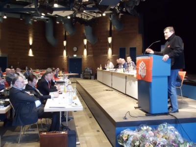 Werner Koch (Betriebsgruppe PREUSSE) kritisiert die Betriebsräte-Politik des Bundesvorstands