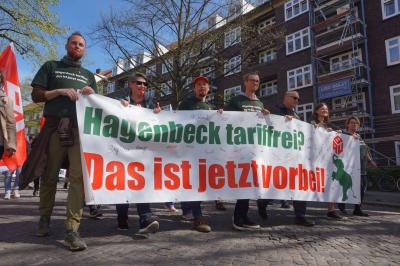 Hagenbeck-Beschäftigte am 1. Mai 2023 Hagenbeck-Beschäftigte am 1. Mai 2023