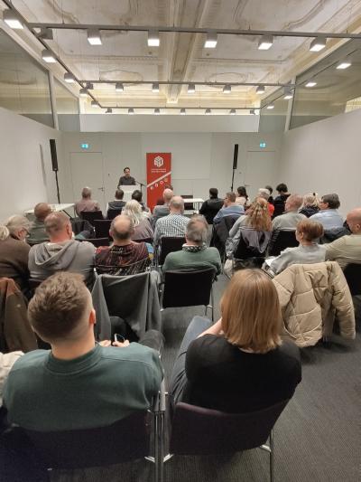 Neujahrsempfang der IG BAU Hamburg (Foto: Harning). Neujahrsempfang der IG BAU Hamburg (Foto: Harning).